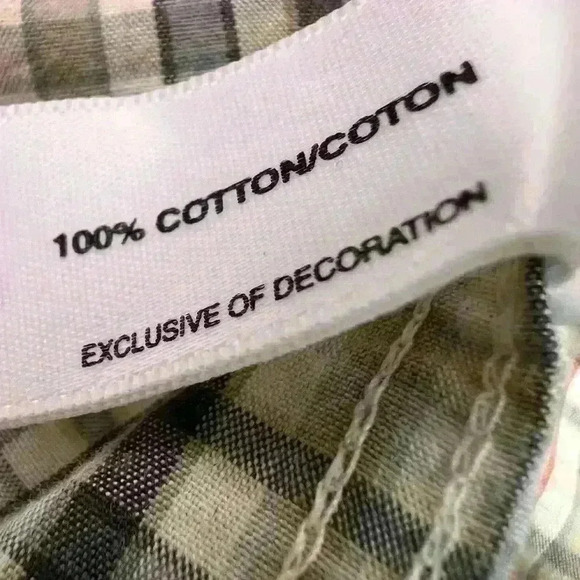 Cutter & Buck, long sleeve plaid shirt, size 3 XB - Picture 4 of 5